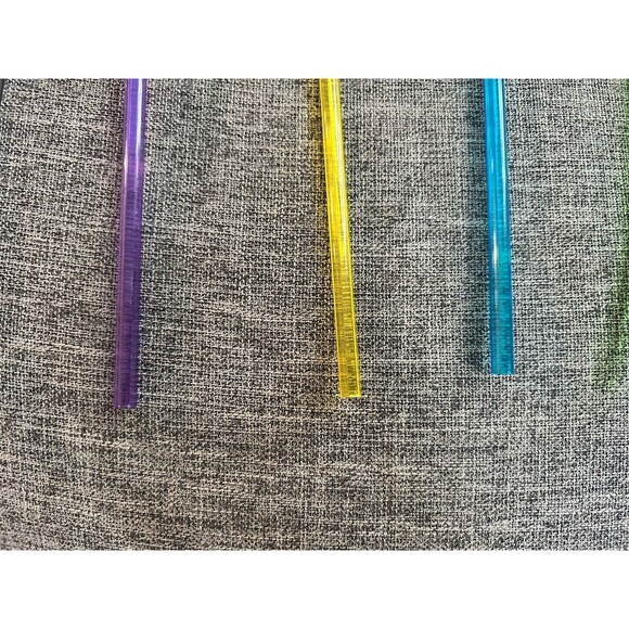 Avengers 7 Pack Reusable Straws Black Panther Black Widow Iron Man Etc. - Picture 6 of 7